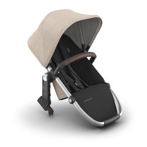 UPPAbaby RumbleSeat V3 Second Lower Seat - Compatible with Vista V2 and Vista V3 - All-Weather Seat + Magnetic Buckle – Adapters Included - Declan - 1