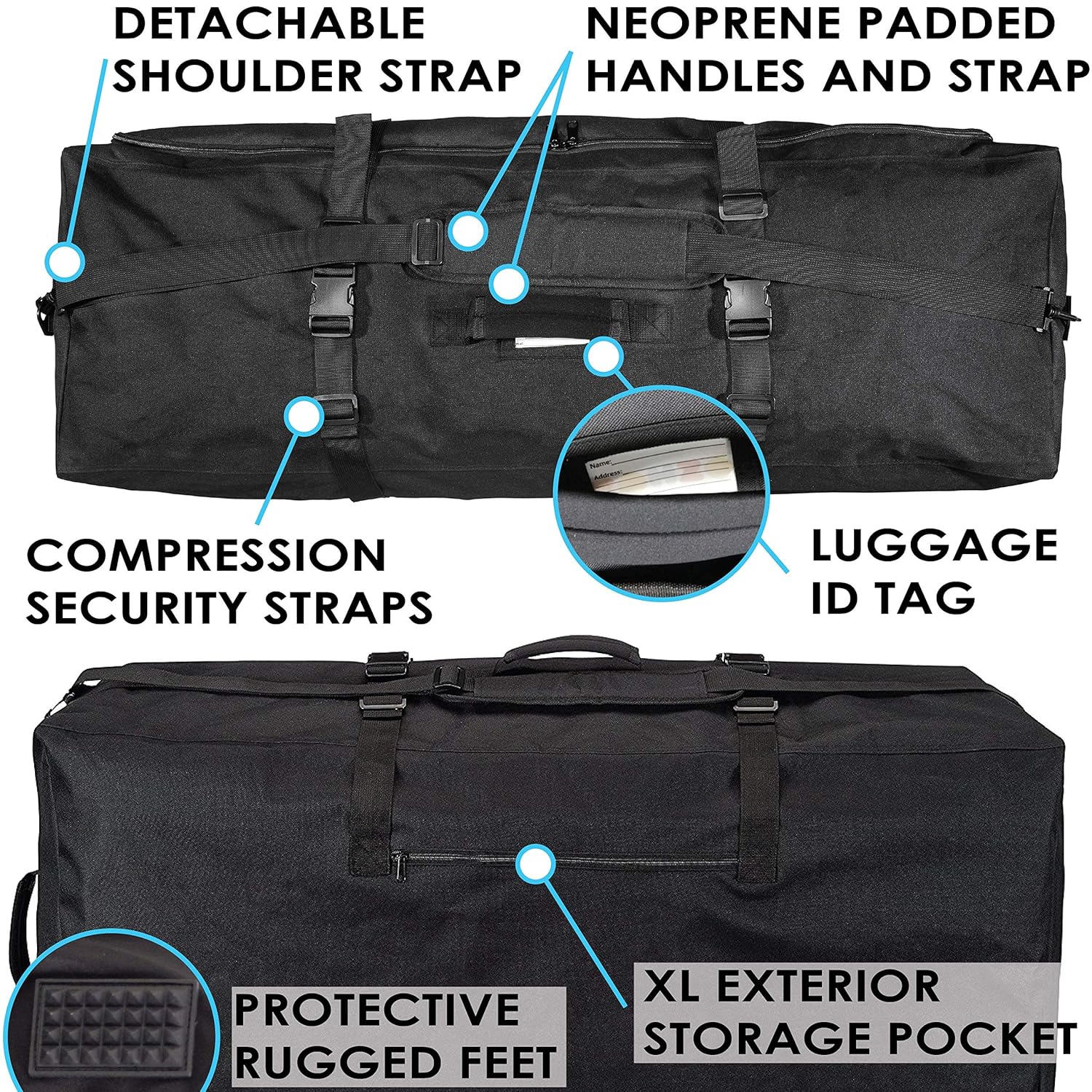 Stroller Travel Bag for Standard or Double/Dual Strollers - Image 9