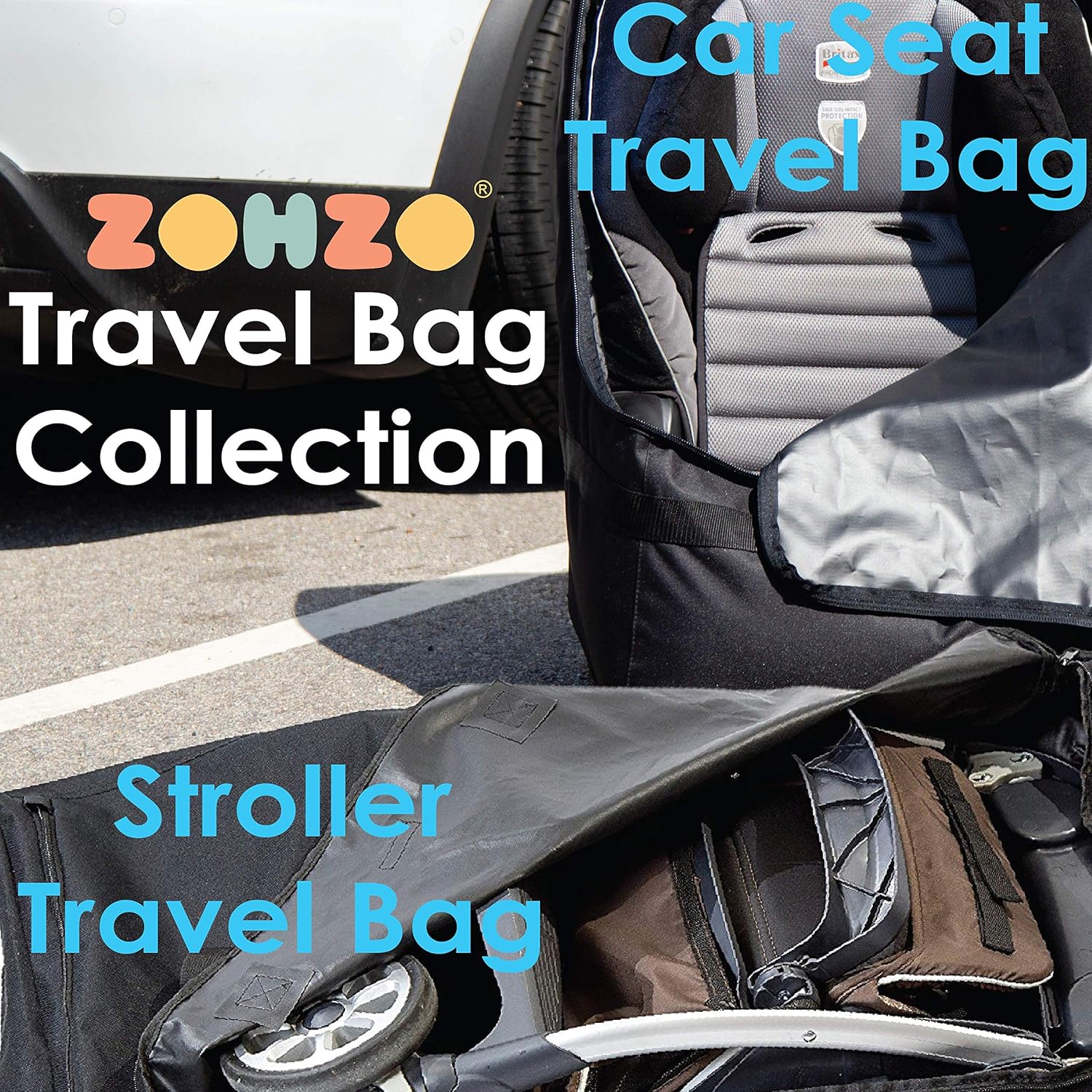 Stroller Travel Bag for Standard or Double/Dual Strollers - Image 5