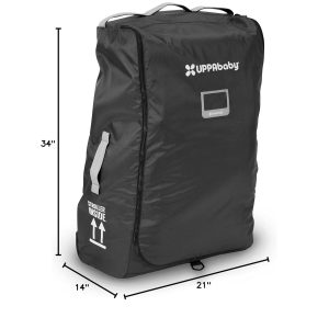 Alternative view of UPPAbaby Travel Bag for Vista and Cruz Strollers - Includes TravelSafe Program Coverage, Inner Wheel Bag and Storage Pocket - Smooth Wheels, Handles + Durable Design
